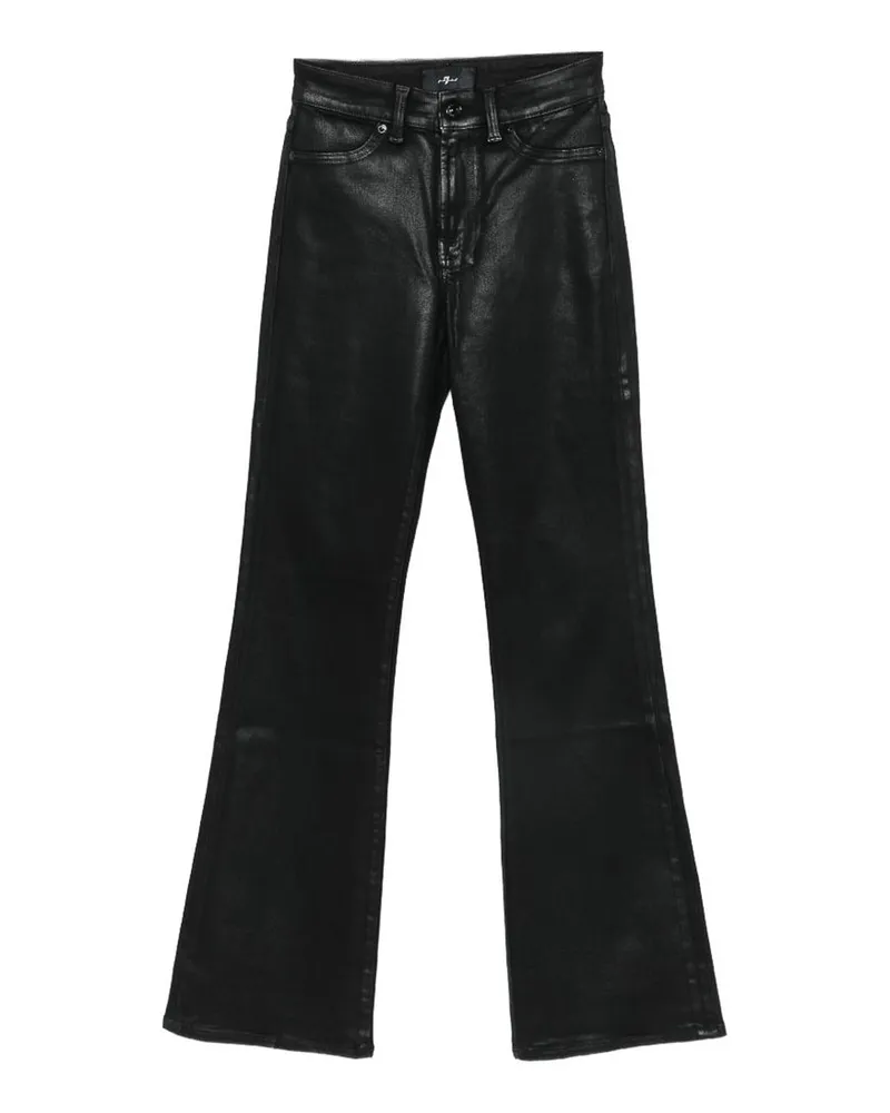 7 for all mankind Bootcut Jeans - Schwarz Schwarz