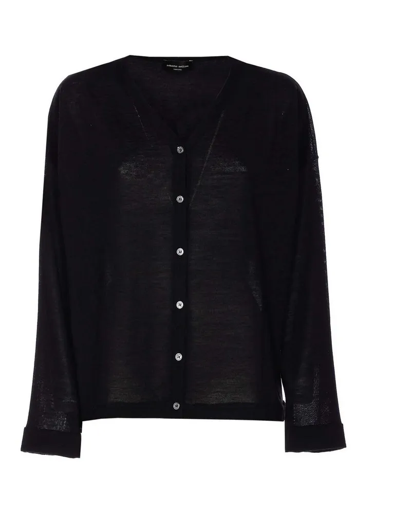 Roberto Collina Cardigan - Schwarz Schwarz