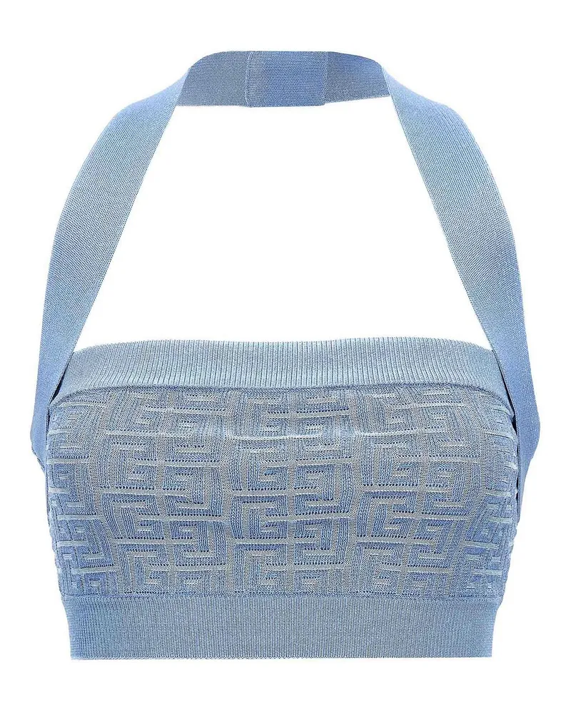 Balmain Top - Hellblau Hellblau