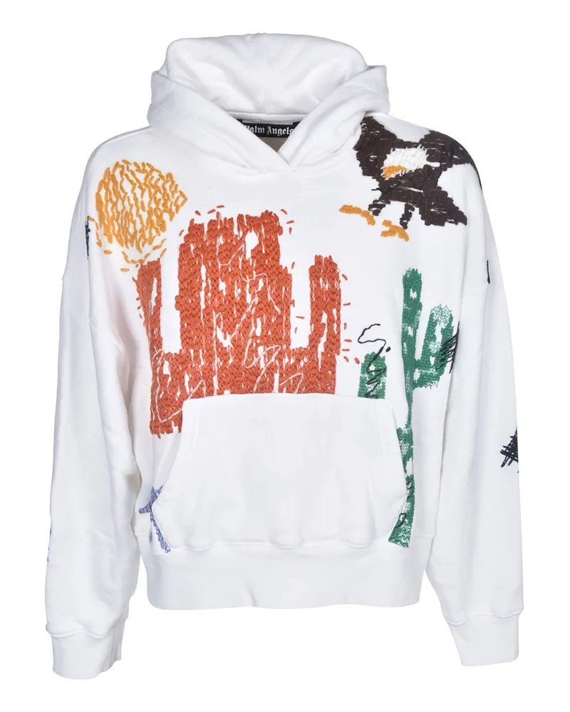 Palm Angels Sweatshirt - Weiß Weiß