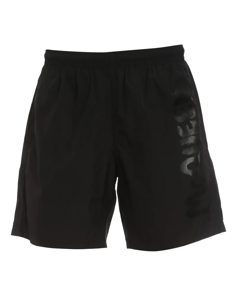 Alexander McQueen Badehose - Schwarz Schwarz