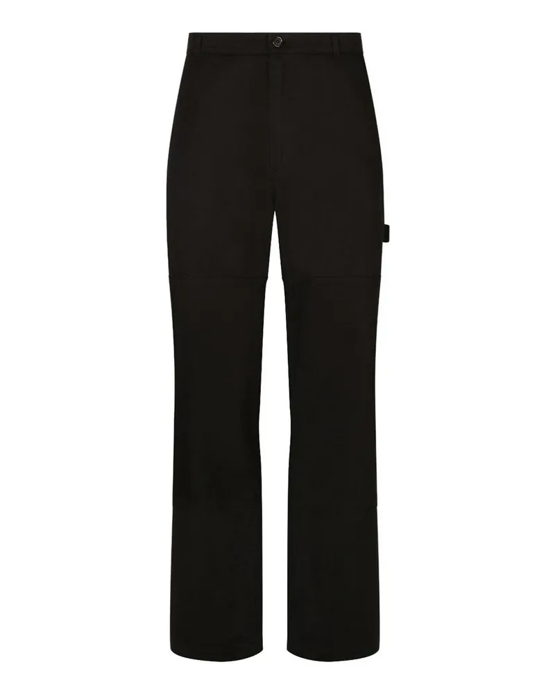 Dolce & Gabbana Casual Hose - Schwarz Schwarz