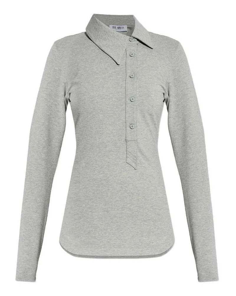 ATTICO Poloshirt - Grau Grau
