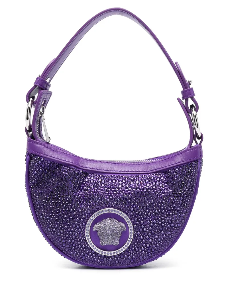 Versace Schultertasche - Violett Lila