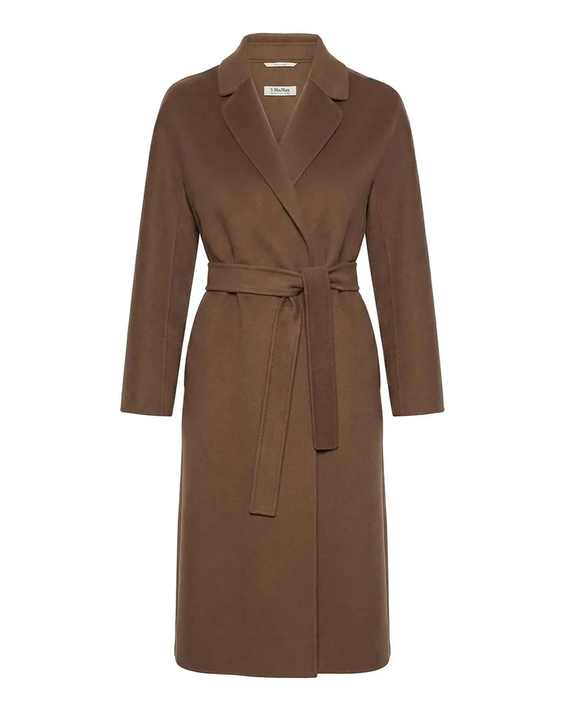 Max Mara Knielanger Mantel - Gold Gold