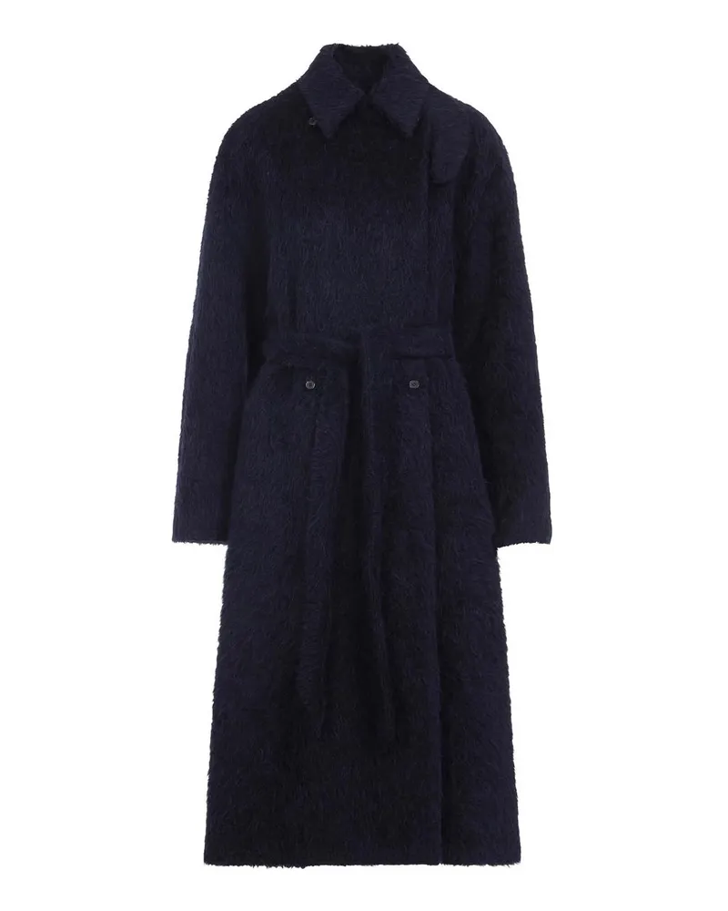 Carven Langer Mantel - Blau Blau