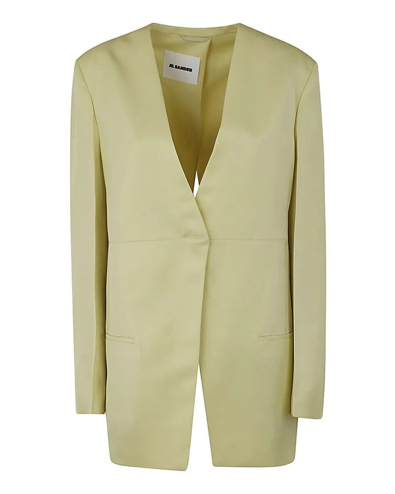 Jil Sander Kurzer Mantel - Gelb Gelb
