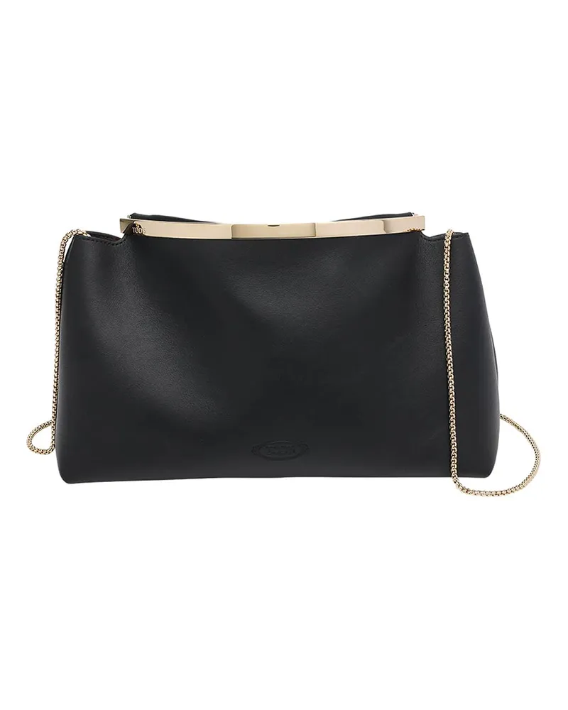 TOD'S Clutch - Schwarz Schwarz