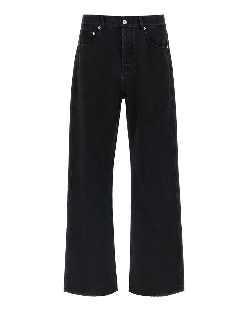 Jacquemus Straight Leg Jeans - Schwarz Schwarz