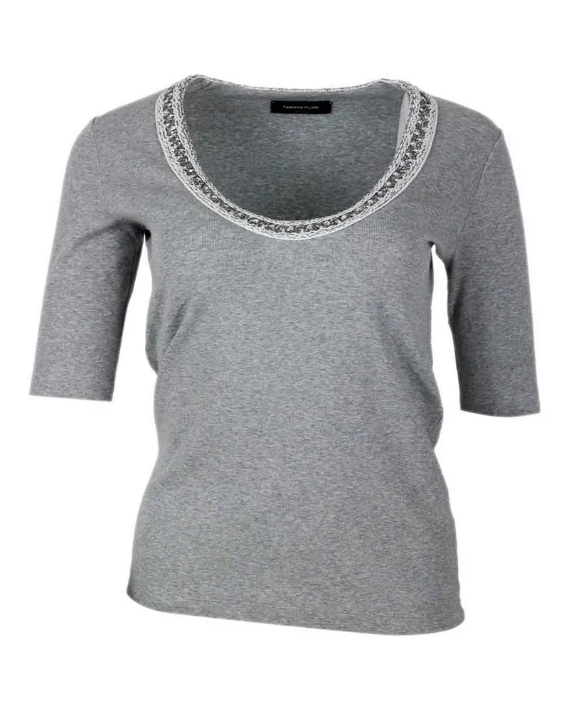 Fabiana Filippi T-Shirt - Grau Grau