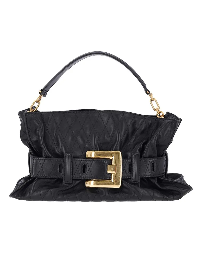 Balmain Schultertasche - Schwarz Schwarz