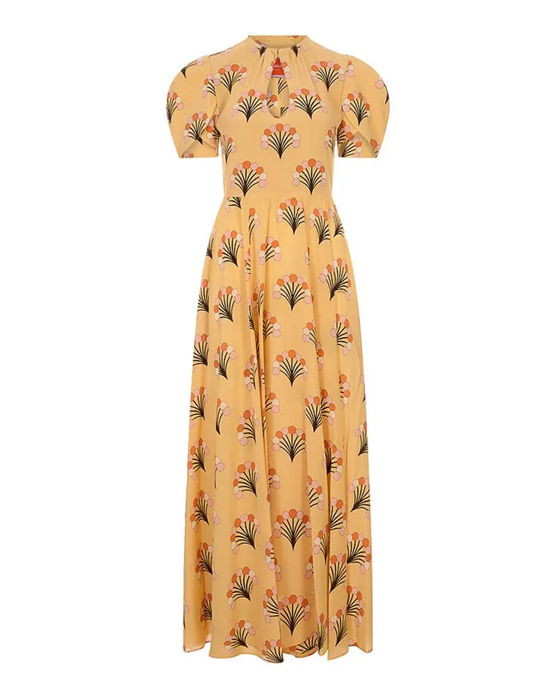 La DoubleJ Knielanges Kleid - Orange Orange