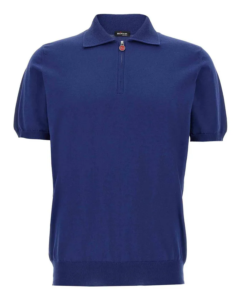 Kiton Poloshirt - Blau Blau