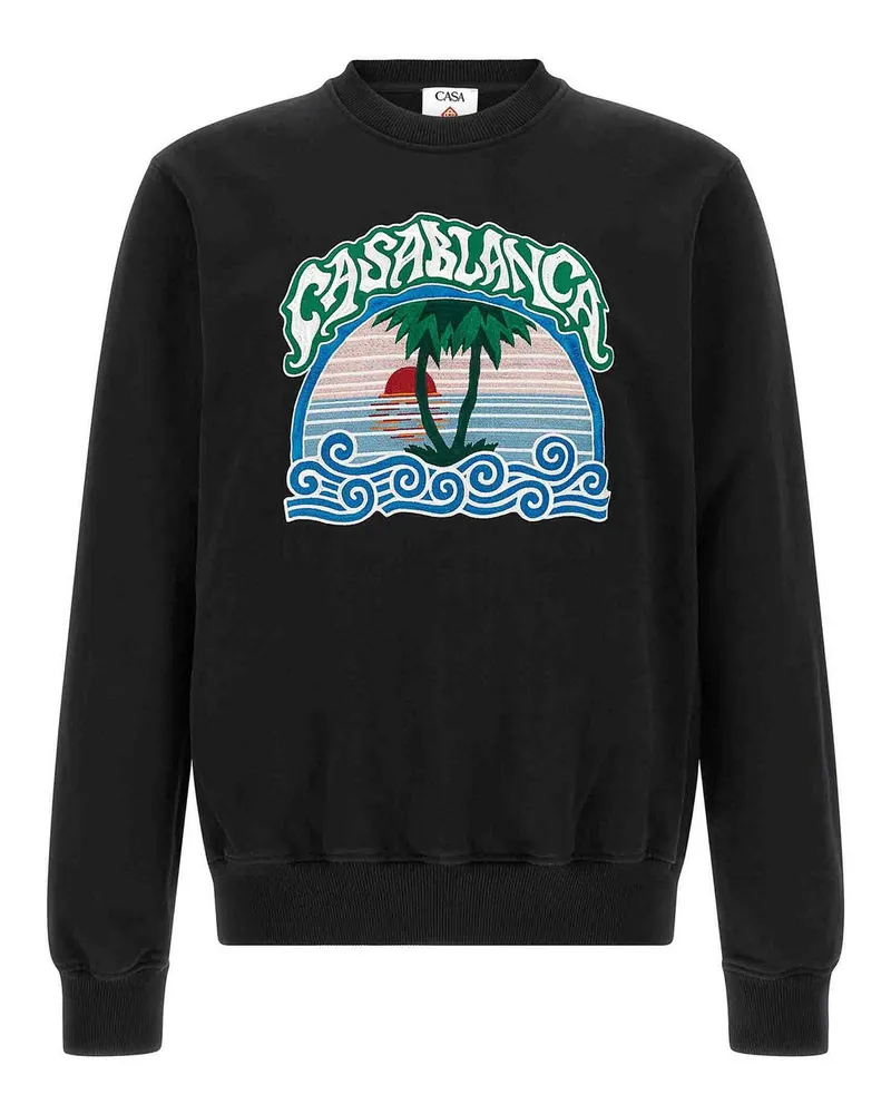 Casablanca Paris Sweatshirt - Schwarz Schwarz