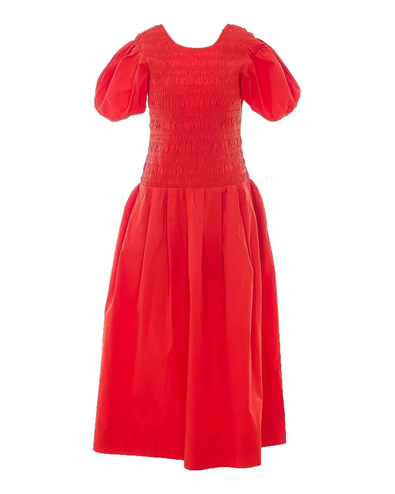 Ganni Maxikleid - Rot Rot