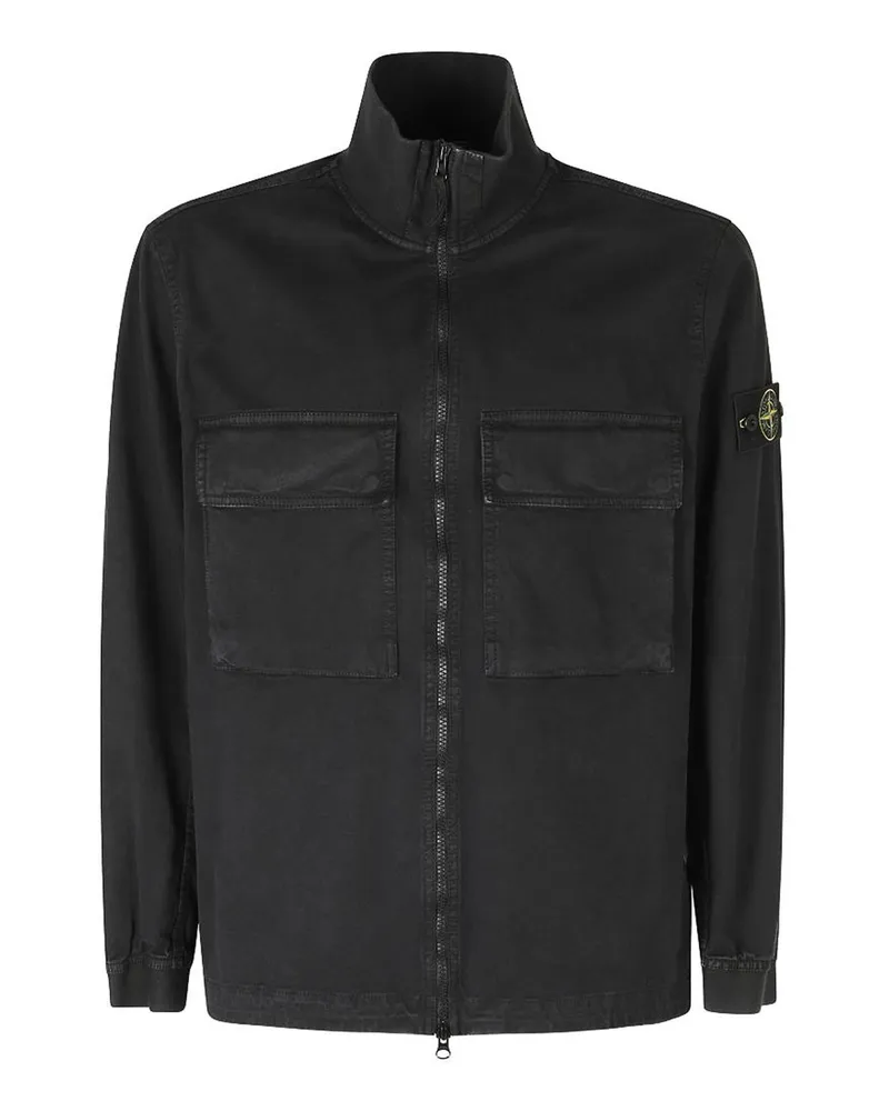 Stone Island Hemd - Schwarz Schwarz