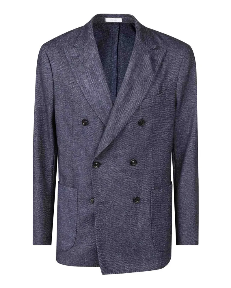 Boglioli Casualjacke - Blau Blau