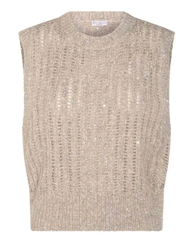 Brunello Cucinelli Weste - Weiß Weiß