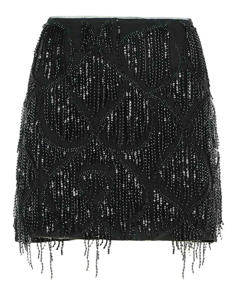 ROTATE Birger Christensen Minirock - Schwarz Schwarz