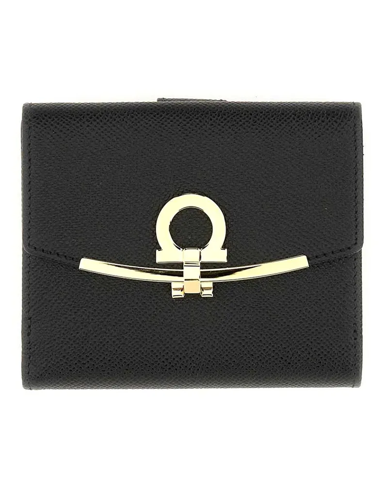 Ferragamo Portemonnaie - Schwarz Schwarz