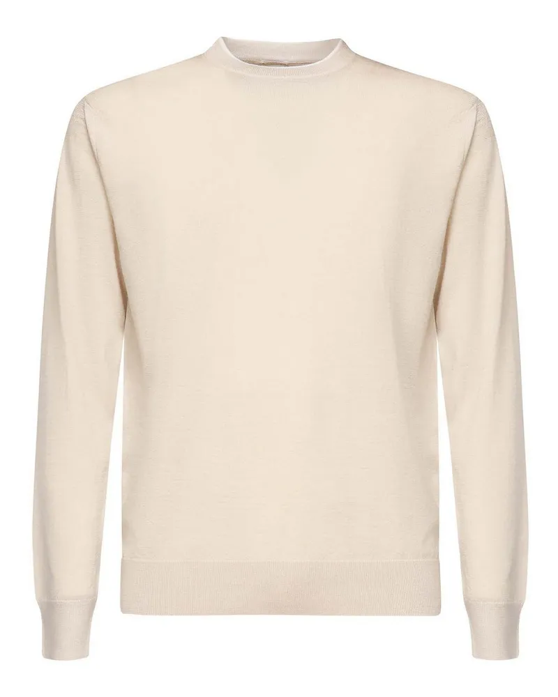 Eleventy Rundhalspullover - Beige Beige