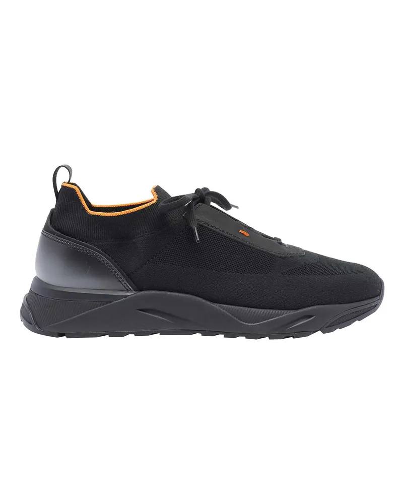 Santoni Sneaker - Schwarz Schwarz