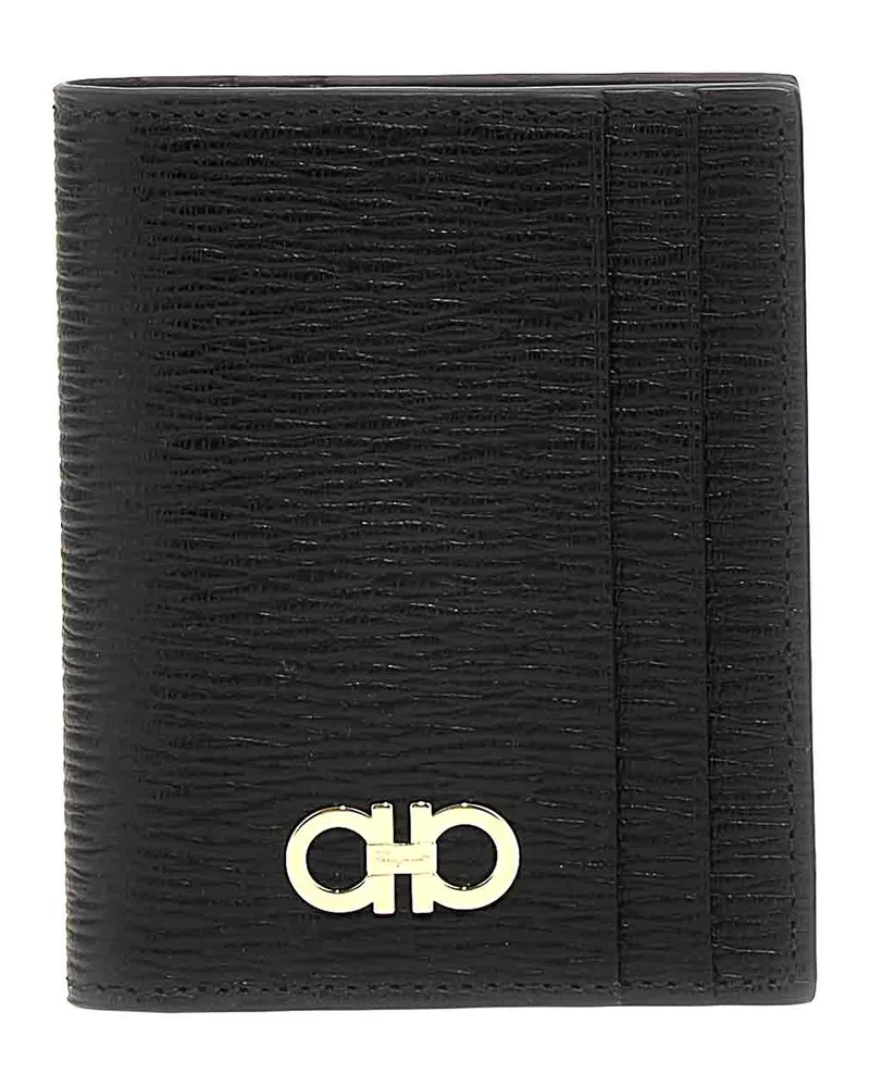 Ferragamo Portemonnaie - Schwarz Schwarz