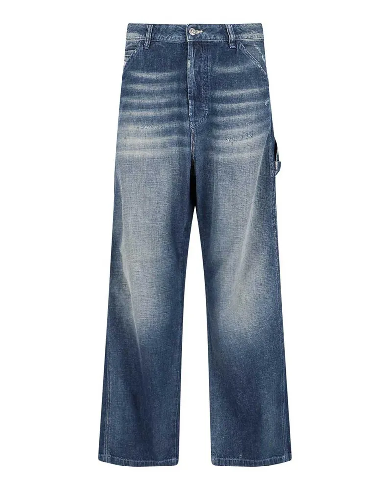 Diesel Bootcut Jeans - Dunkles Jeansblau Dunkles