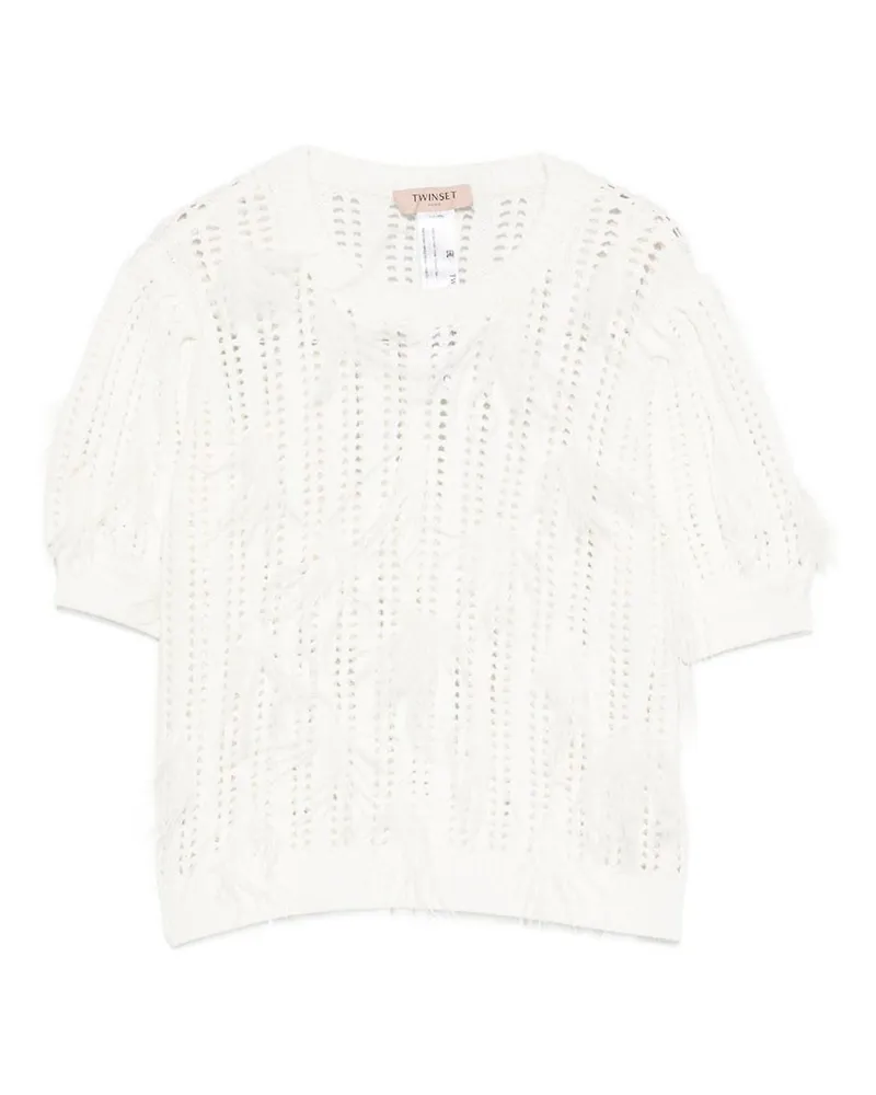 Twin-Set Top - Weiß Weiß