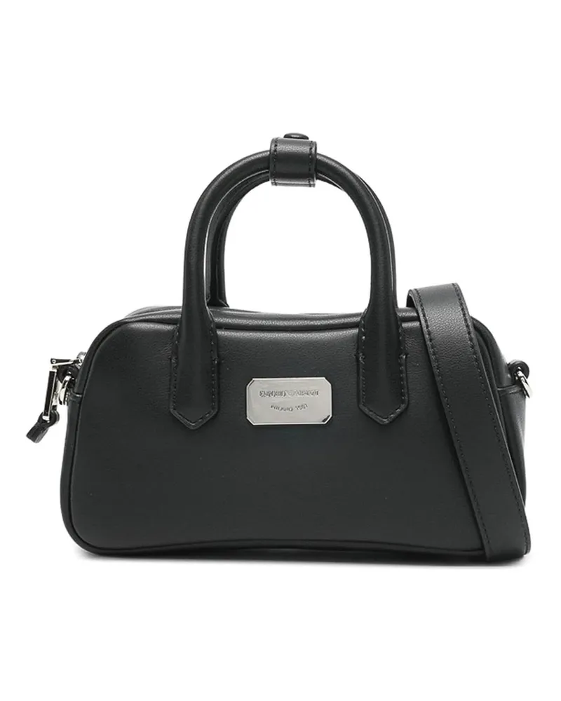 Emporio Armani Schultertasche - Schwarz Schwarz