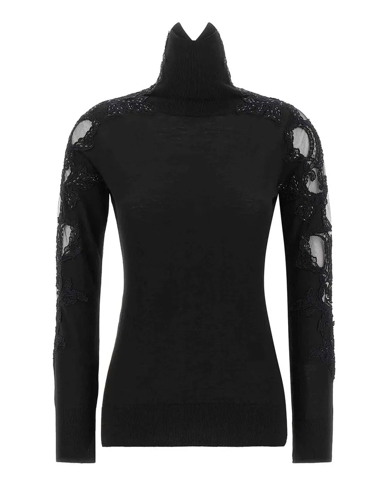 Ermanno Scervino Rollkragenpullover - Schwarz Schwarz