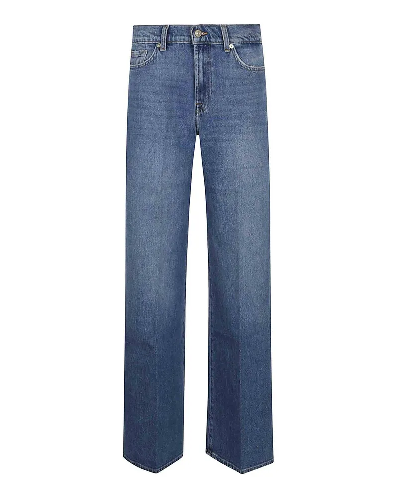 7 for all mankind Bootcut Jeans - Blau Blau