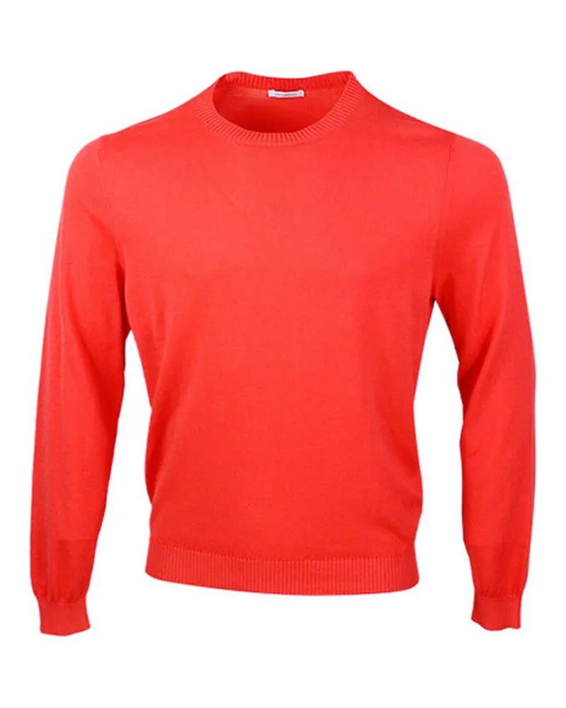 Malo Rundhalspullover - Orange Orange