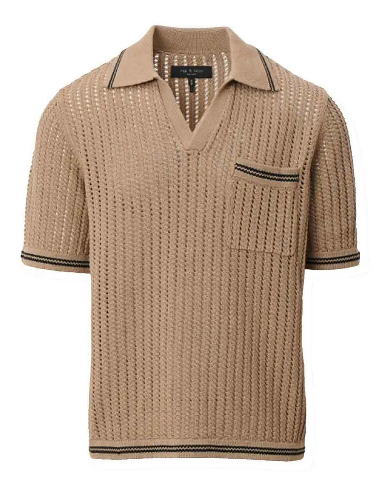 Rag & Bone Poloshirt - Beige Beige