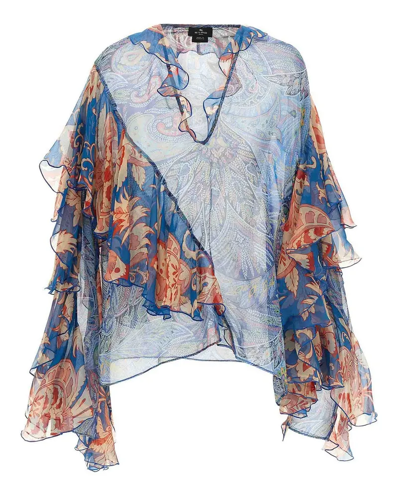 Etro Bluse - Hellblau Hellblau