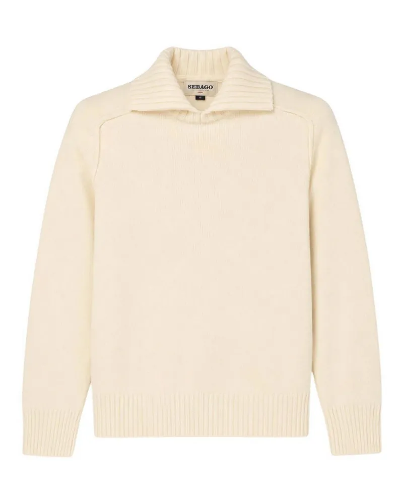 Sebago Rollkragenpullover - Weiß Weiß