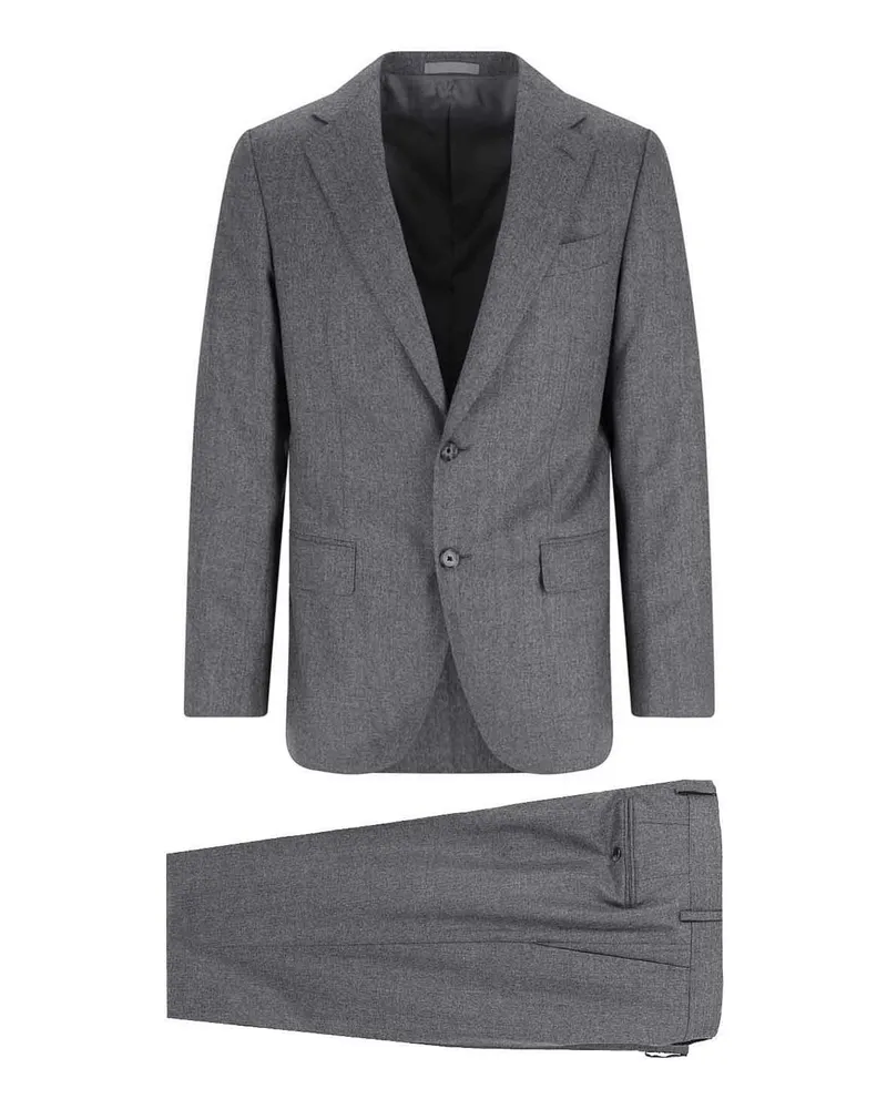 Caruso Eleganter Anzug - Grau Grau