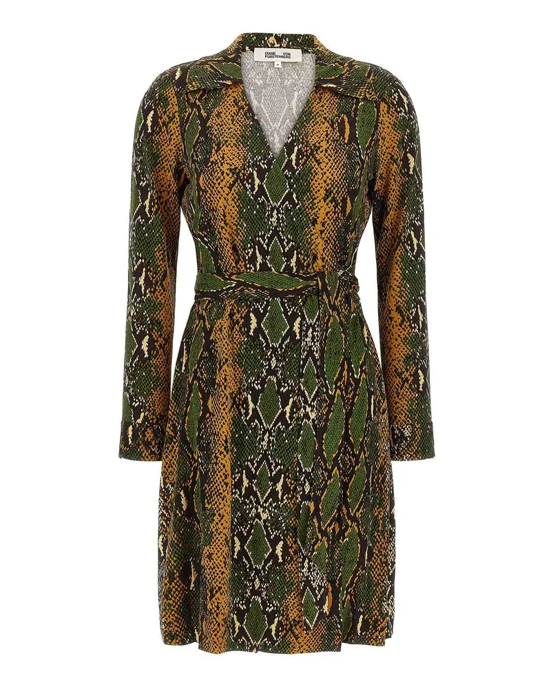 Diane von Furstenberg Knielanges Kleid - Bunt Bunt