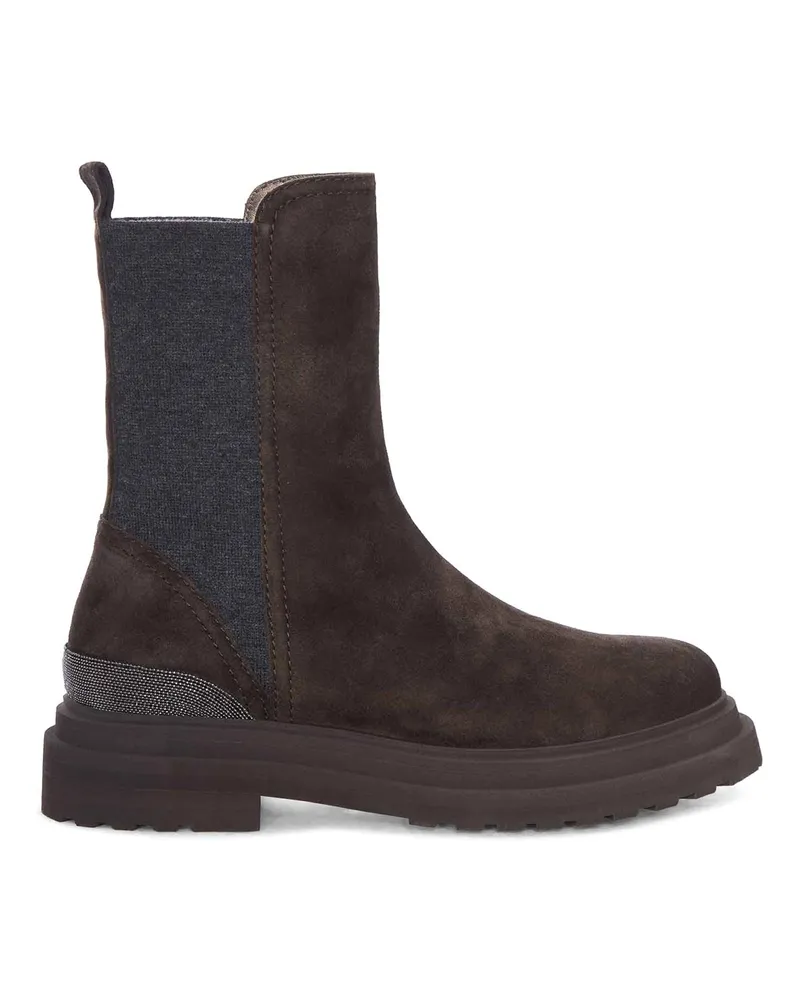 Brunello Cucinelli Stiefel - Braun Braun