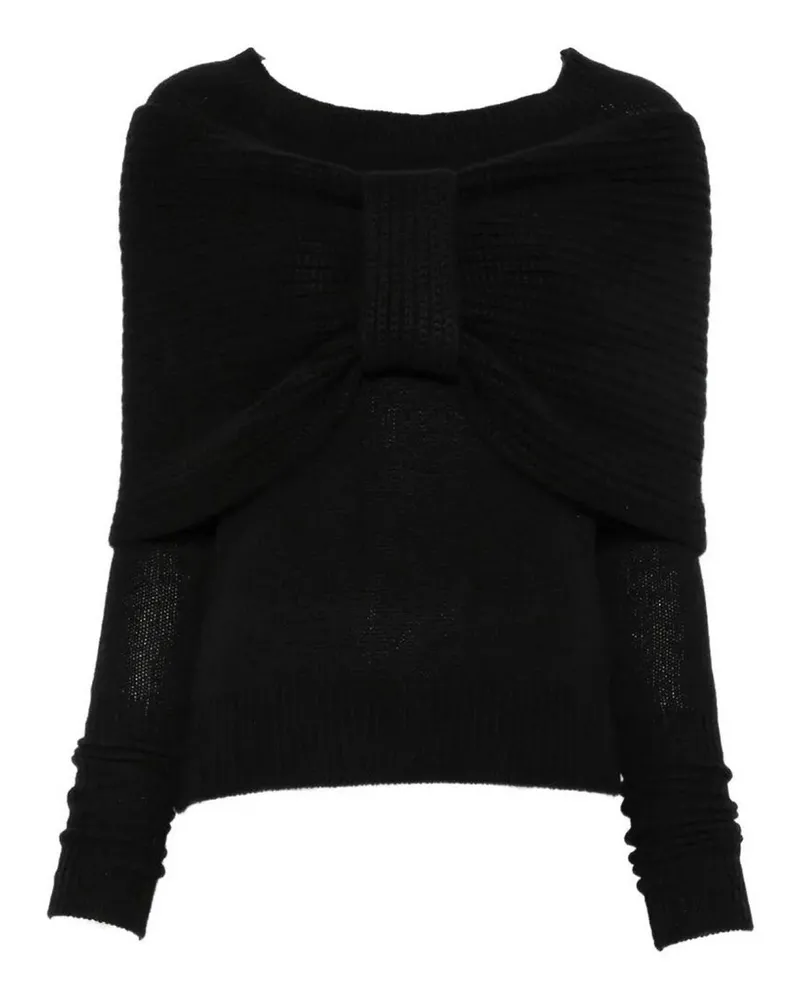 Ermanno Scervino Rundhalspullover - Schwarz Schwarz