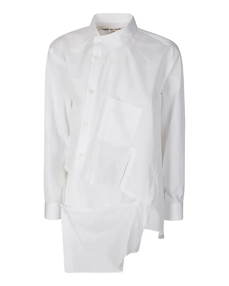 Comme des Garçons Bluse - Weiß Weiß