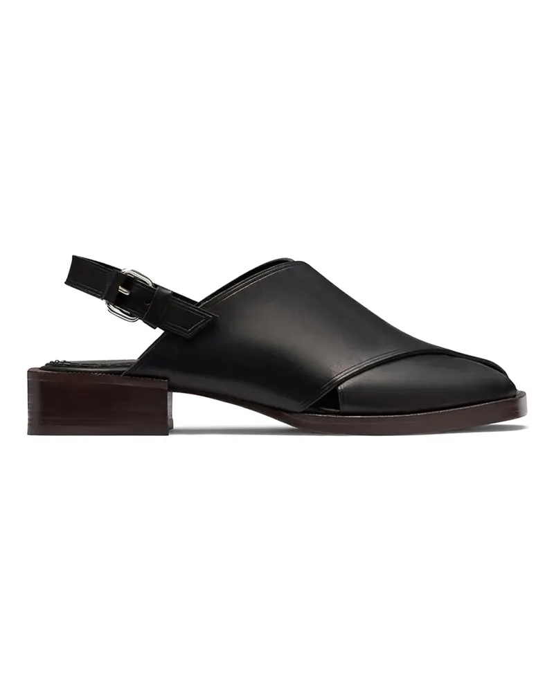 Christophe Lemaire Sandalen - Schwarz Schwarz