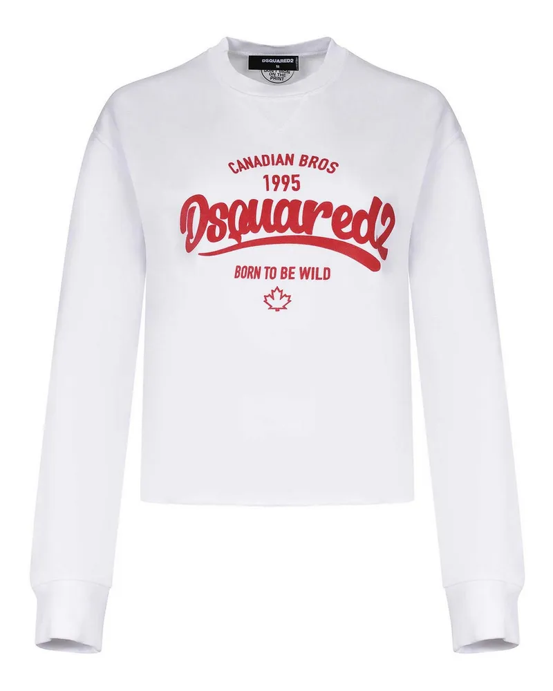 Dsquared2 Sweatshirt - Weiß Weiß