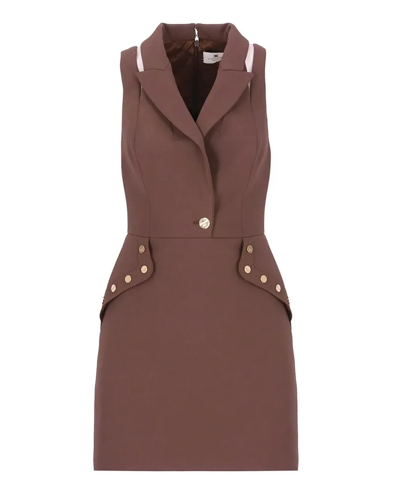 Elisabetta Franchi Kurzes Kleid - Braun Braun