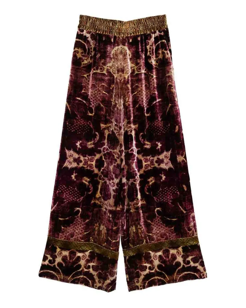 Pierre-Louis Mascia Casual Hose - Dunkelrot Dunkelrot
