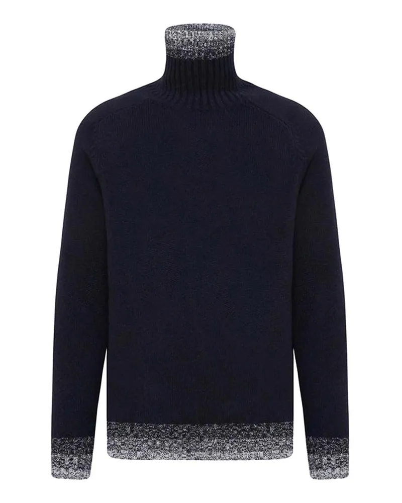 Malo Rollkragenpullover - Blau Blau
