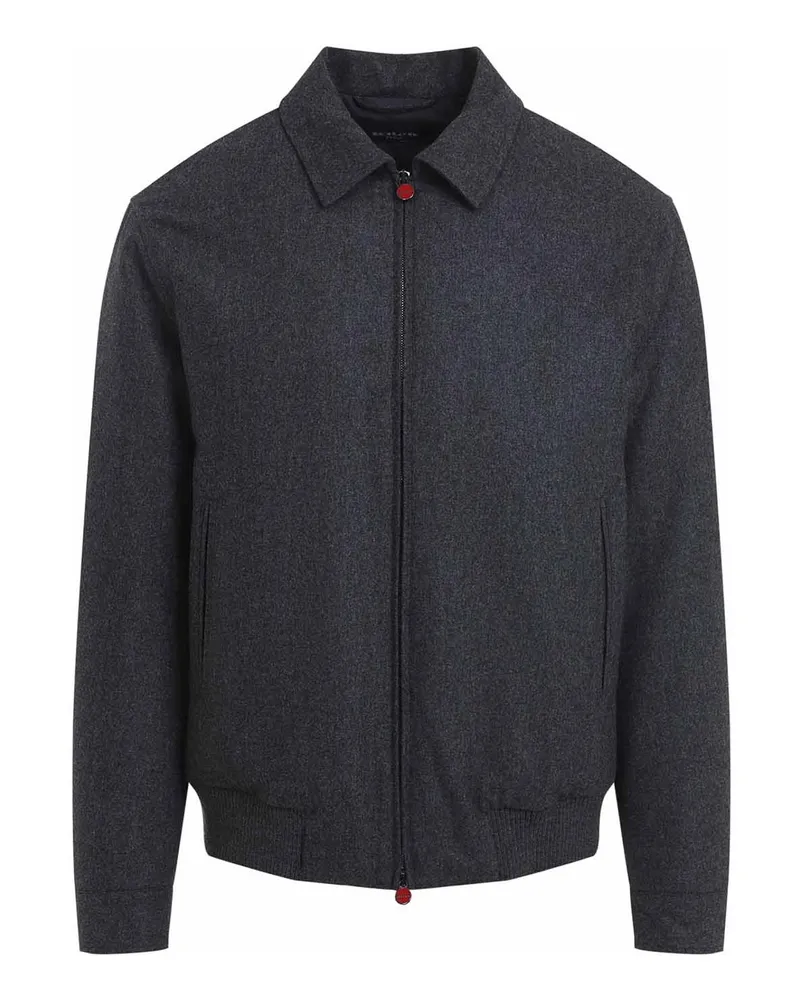 Kiton Bomberjacke - Grau Grau