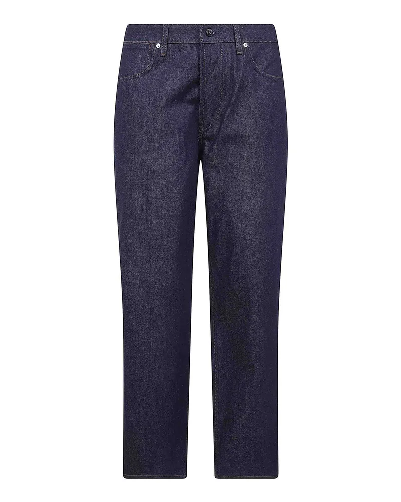Stone Island Straight Leg Jeans - Blau Blau