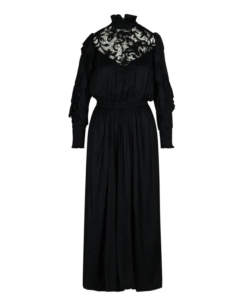 Isabel Marant Knielanges Kleid - Schwarz Schwarz