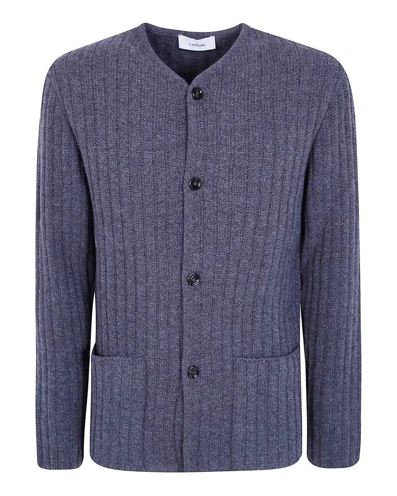 LARDINI Rundhalspullover - Grau Grau